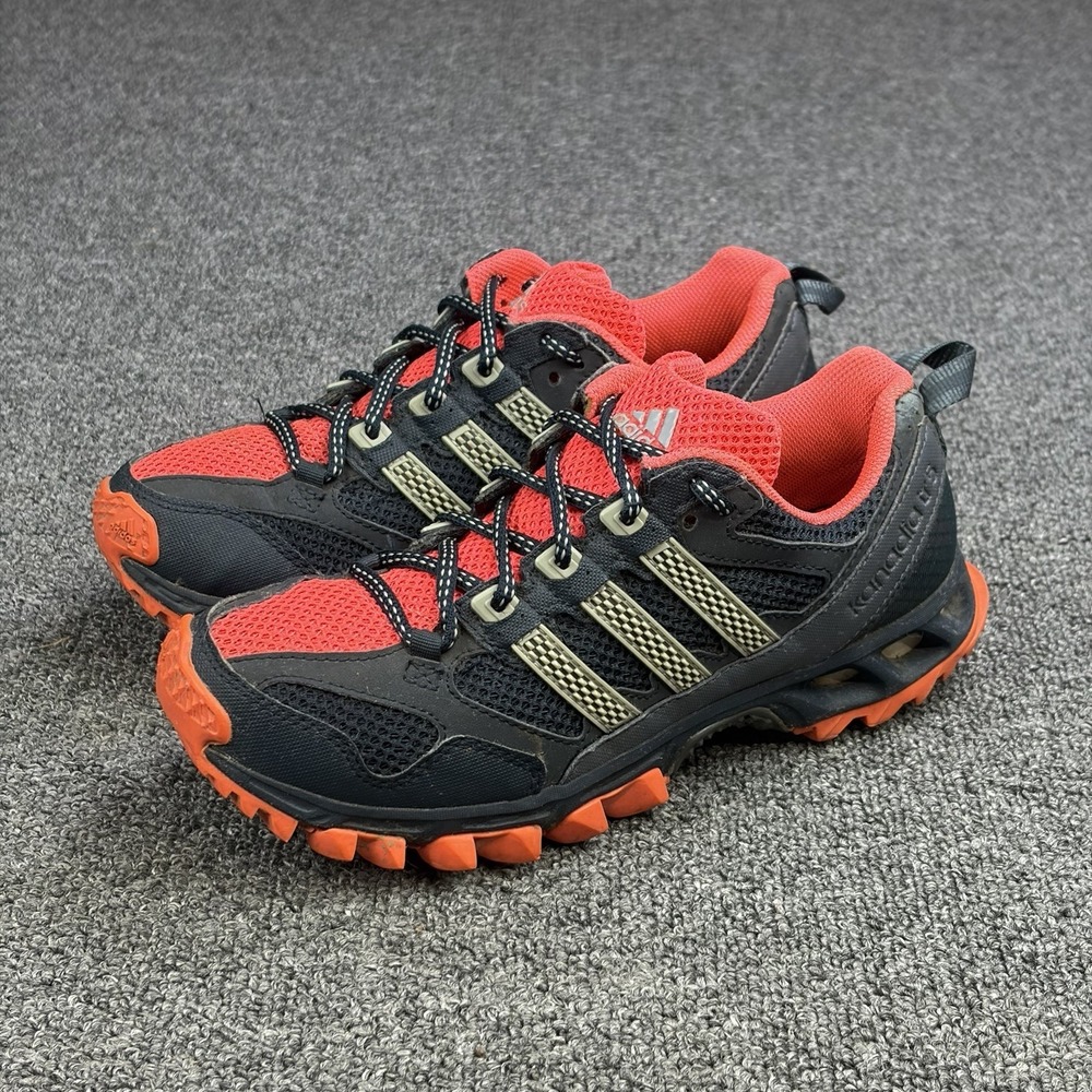 Adidas Kanadia TR 5 Trail Running Shoes Women's Size 6 Black Coral Pink Hiking